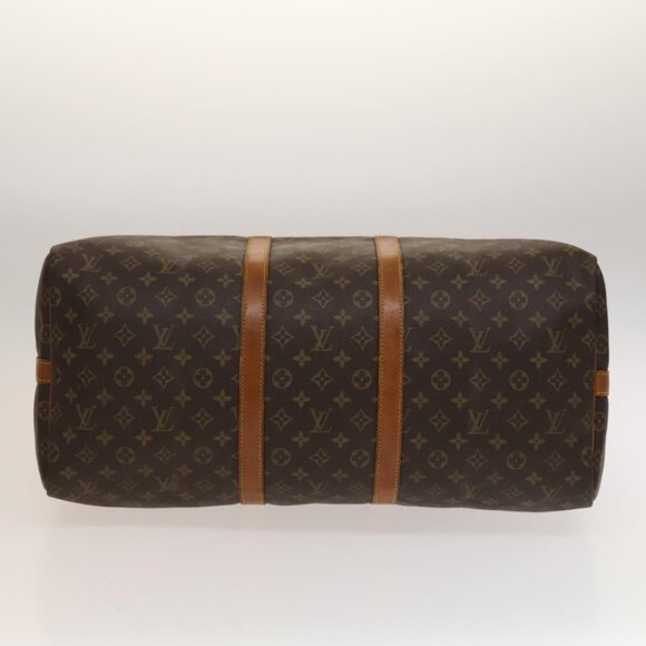 LOUIS VUITTON Monogram Keepall Bandouliere 55 Boston Bag M41414 LV Auth 132834 - Picture 6 of 16